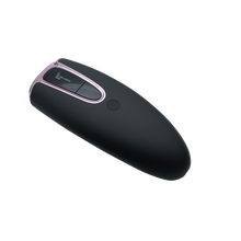 Load image into Gallery viewer, Lumilia Lux™ 2-in-1 IPL device in matte black with rose trim — long-lasting hair removal and skin rejuvenation results from the comfort of home. FDA and NRCS certified for South Africa.
