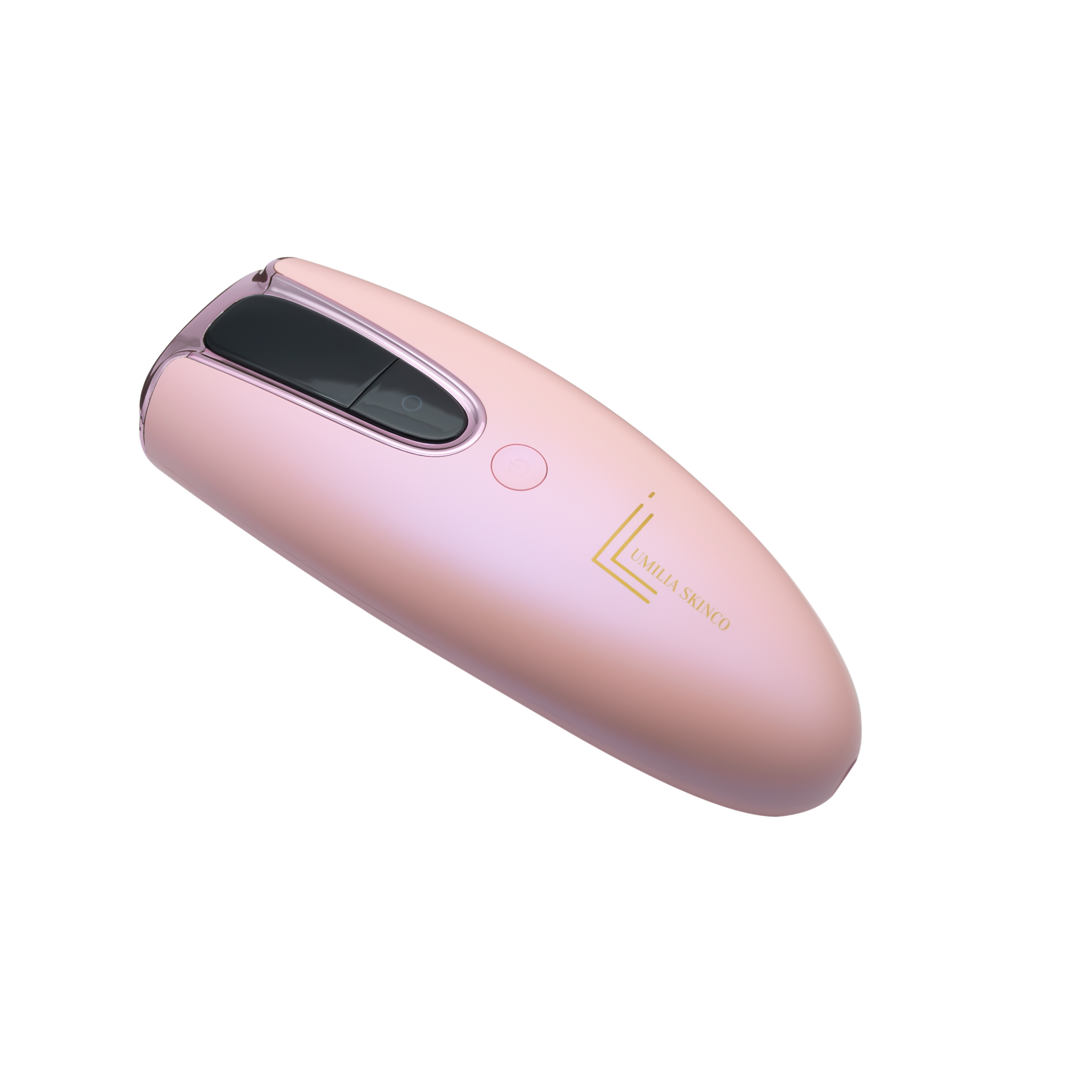 Lumilia Lux™ 2-in-1 IPL device in pink — targets unwanted hair on legs, underarms, bikini line and face. FDA cleared and NRCS certified for South Africa and worldwide.