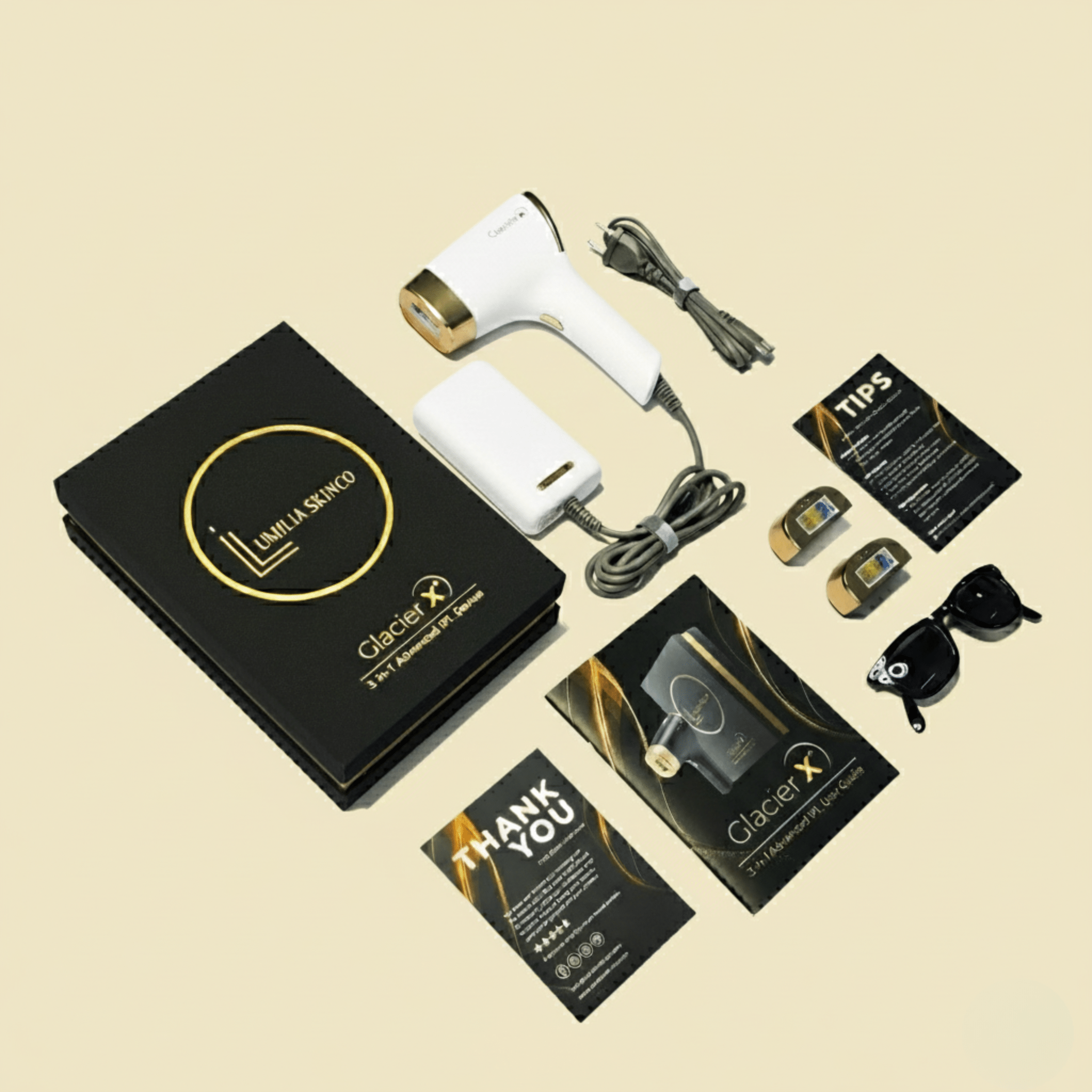 Lumilia GlacierX™ 3in1 FrostX™ Sapphire IPL Laser - Lumilia Skin Co.