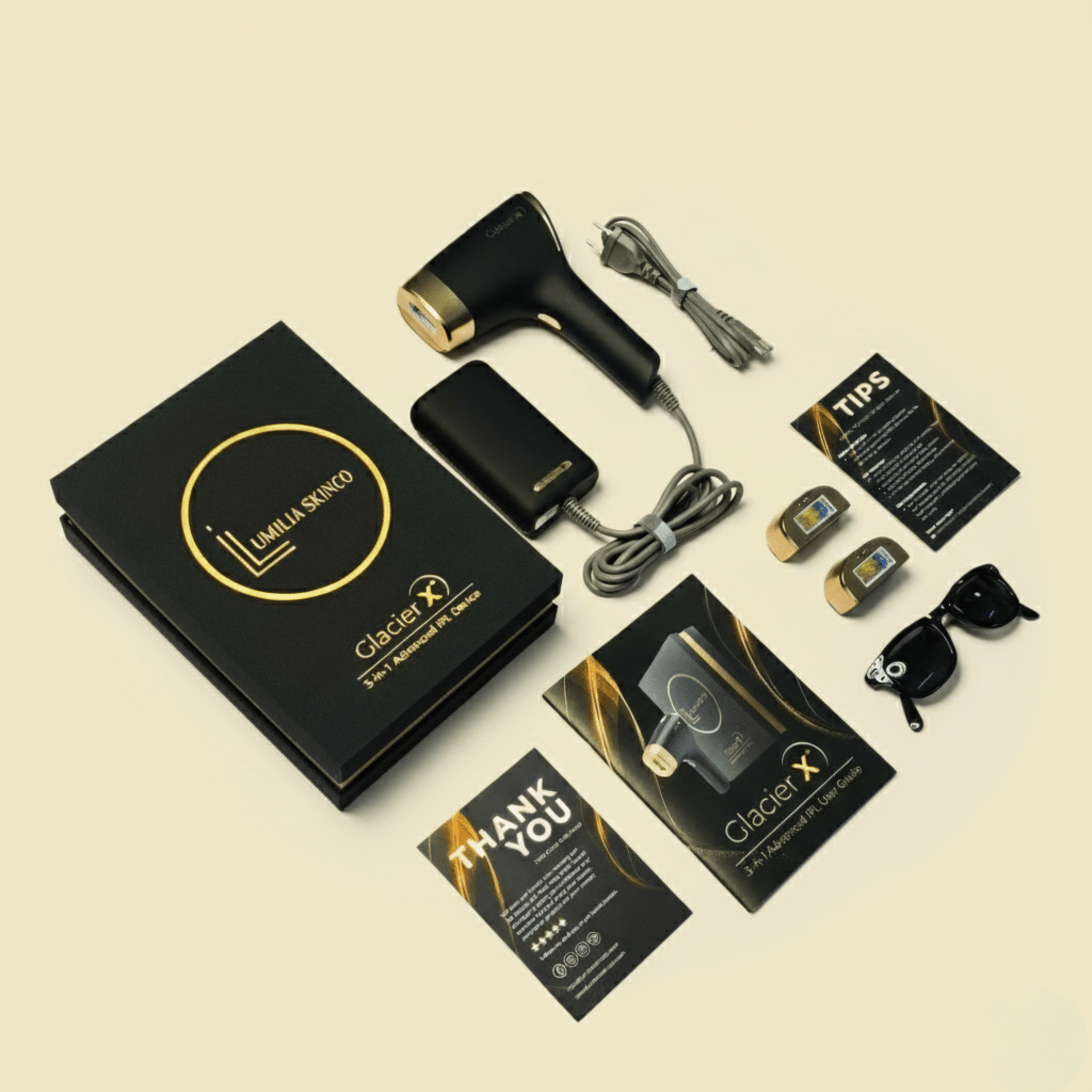 Lumilia GlacierX™ 3in1 FrostX™ Sapphire IPL Laser - Lumilia Skin Co.