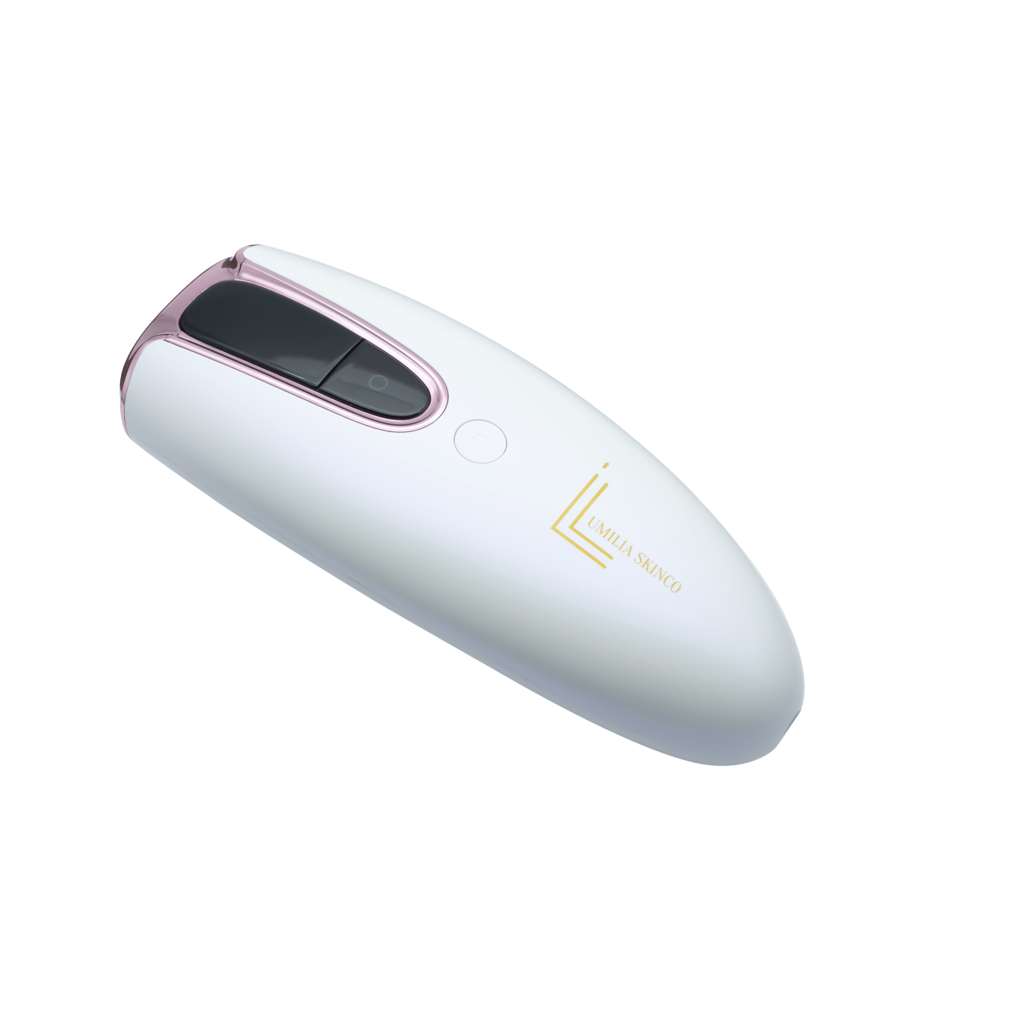 White Lumilia Lux™ IPL laser with rose gold trim — smooth, hair-free skin in weeks with clinically proven IPL technology.