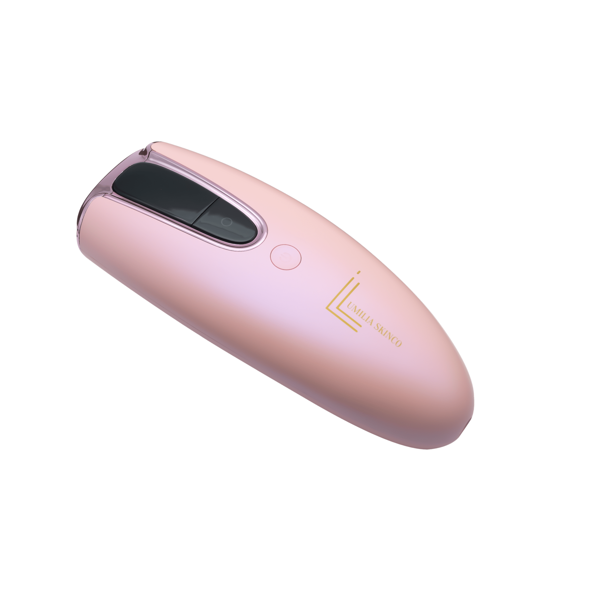 Lumilia Lux™ 2-in-1 IPL device in pink — targets unwanted hair on legs, underarms, bikini and face. FDA cleared.