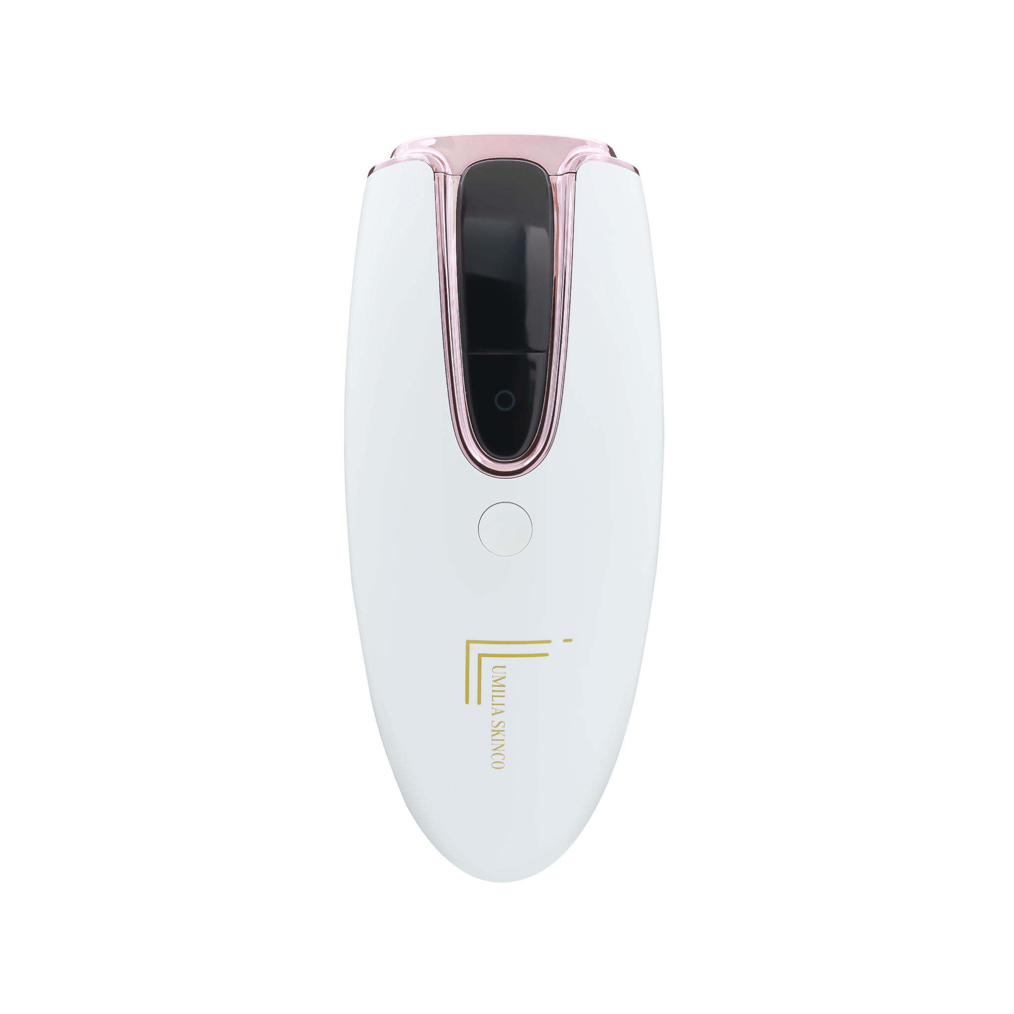 Lumilia Lux™ 2-in-1 IPL device in white with rose gold trim — FDA cleared and NRCS approved for South Africa.