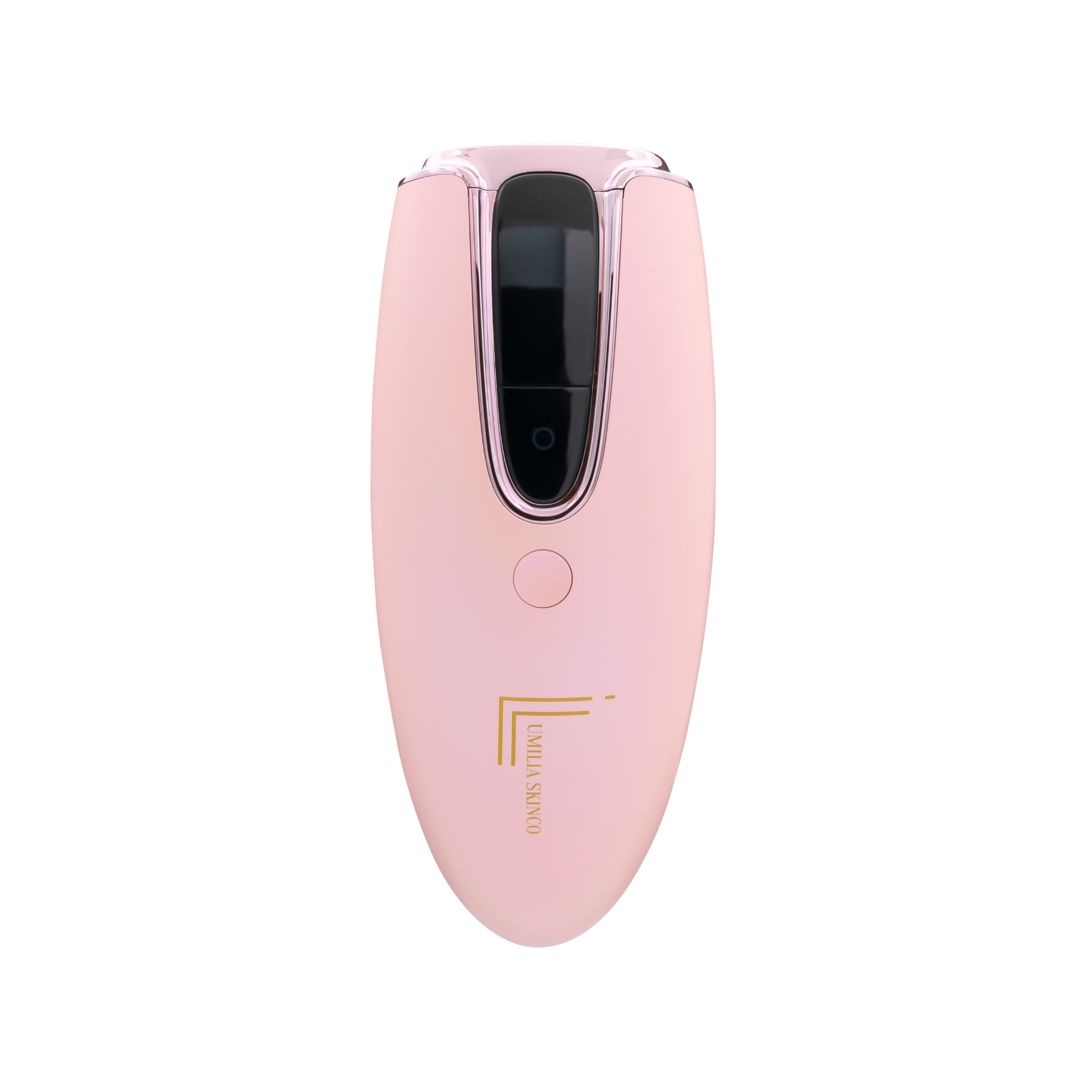 Lumilia Lux™ 2-in-1 IPL device in pink with rose gold trim — powerful at-home hair removal. FDA cleared and NRCS certified.