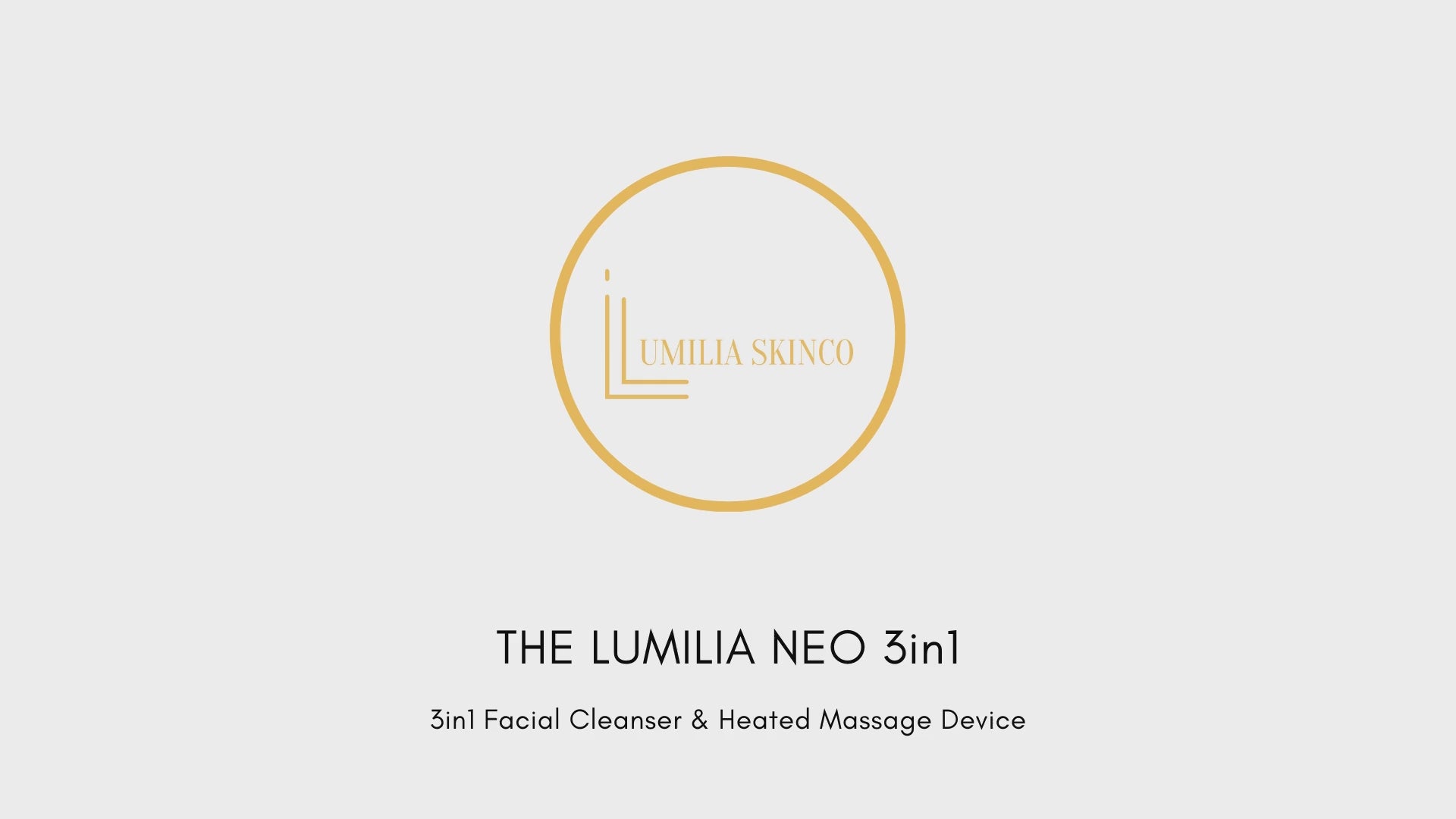 Lumilia NEO 3in1 Facial Cleansing & Massage Device